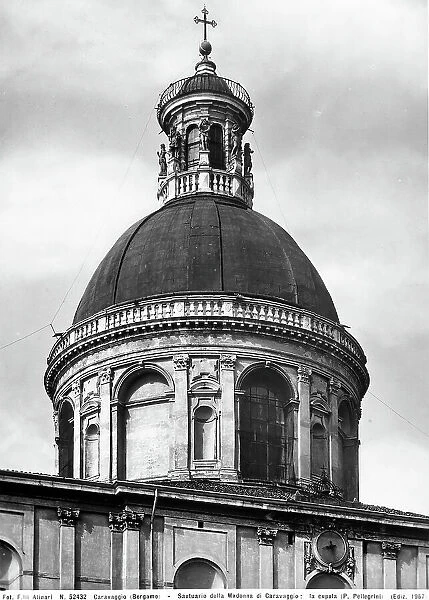 Dome of the Sanctuary of the Madonna of Caravaggio in Caravaggio