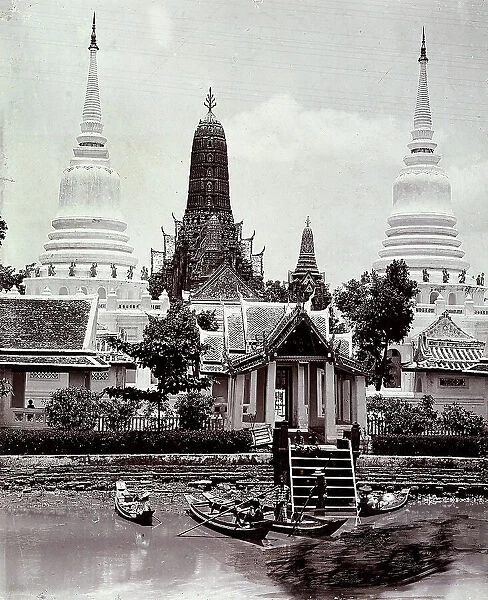 The Empero's Palace in Bangkok, as seen from the back side