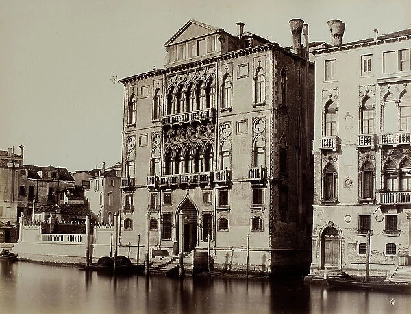 Faade of the Palazzo Cavalli Franchetti in Venice