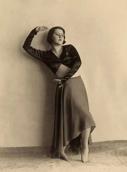 Full-length portrait of Olga Reich, a Bulgarian dancer