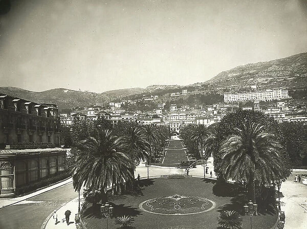 The gardens of the Casin of Montecarlo. Principality of Monaco, France
