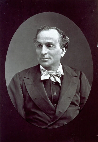 Half-length portrait of the french actor Joseph-Clment Just