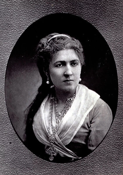 Half-length portrait of the french dramatic actress Hlne-Rose-Augustine Petit