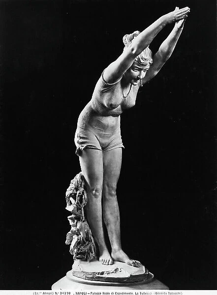 La Tuffolina (the diver), by Odoardo Tabacchi, in the National Museum of Capodimonte, Naples