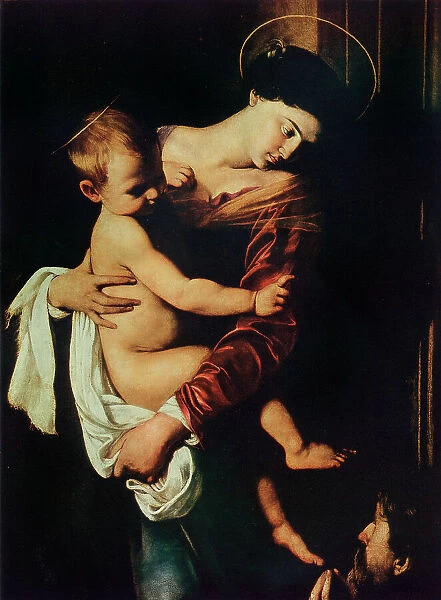 The Madonna of Loreto, detail; painting by Caravaggio. Church of Sant'Agostino, Rome