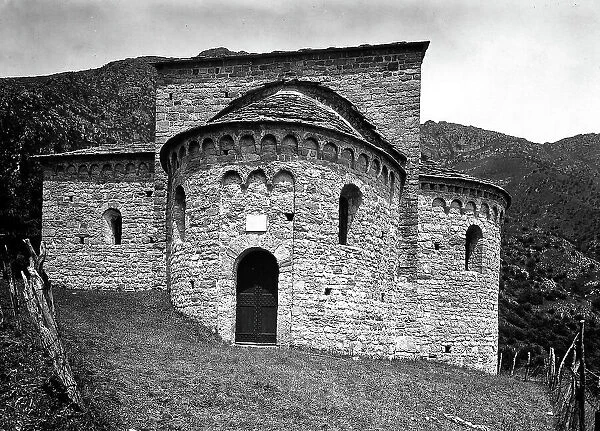 The oratory of San Benedetto at Civate, Lecco, Brianza