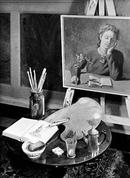 A painter's studio