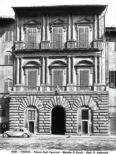 The Palazzo degli Uguccioni in Florence
