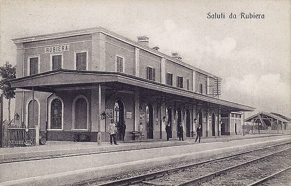 The railway station of Rubiera, Reggio Emilia