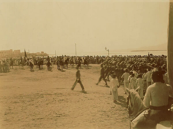 Soldiers during a parade in Massawa