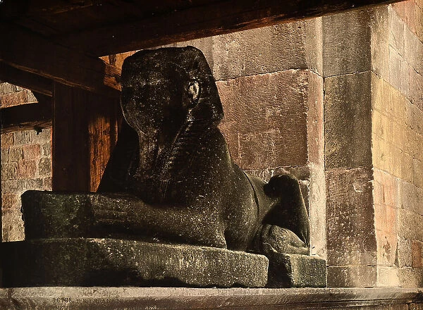 Sphinx placed in the Diocletian Mausoleum in Split