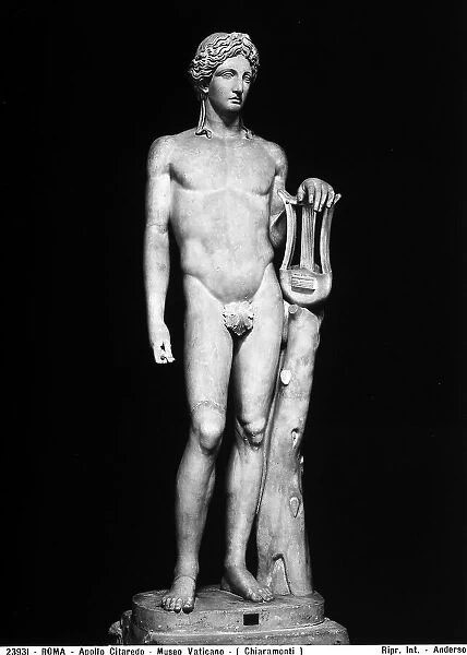 Statue of Apollo Citaredo: work preserved in the Chiaramonti Museum of the Vatican Museums, Vatican City