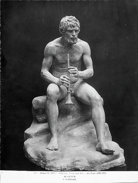 Statue of Marsyas, by Adolf von Hildebrand, part of a private Florentine collection