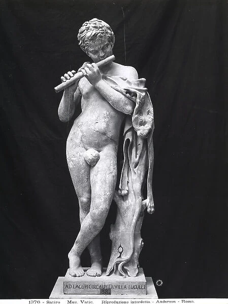 Statue of a Satyr, in the Vatican Museums, Vatican City