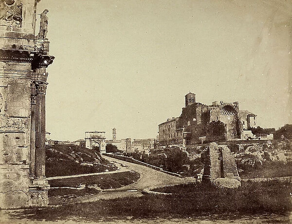 Temple of Venus and the Arch of Titus, Rome