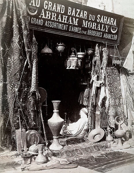 Typical Algerian bazaar