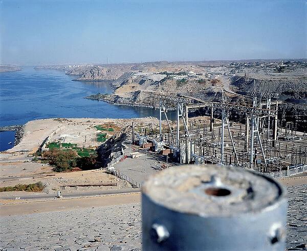 Upper Egypt. Aswan. The power station on Lake Nasser