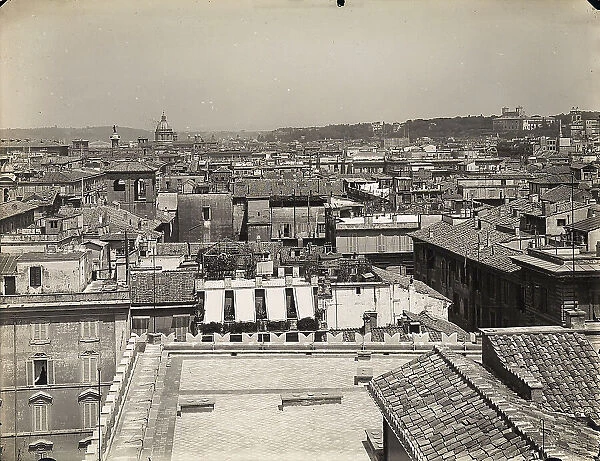 View of the city of Rome from Palazzo Venezia