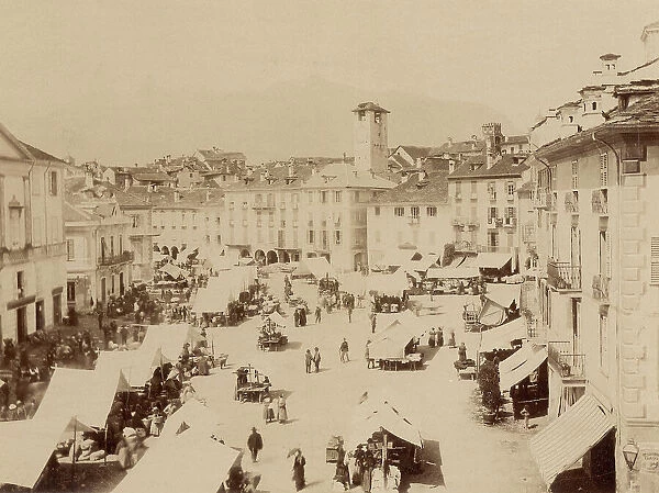 View of Piazza Grande, Locarno