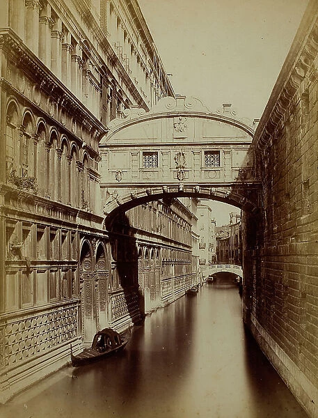 View of the Ponte dei Sospiri (Bridge of Sighs), Venice