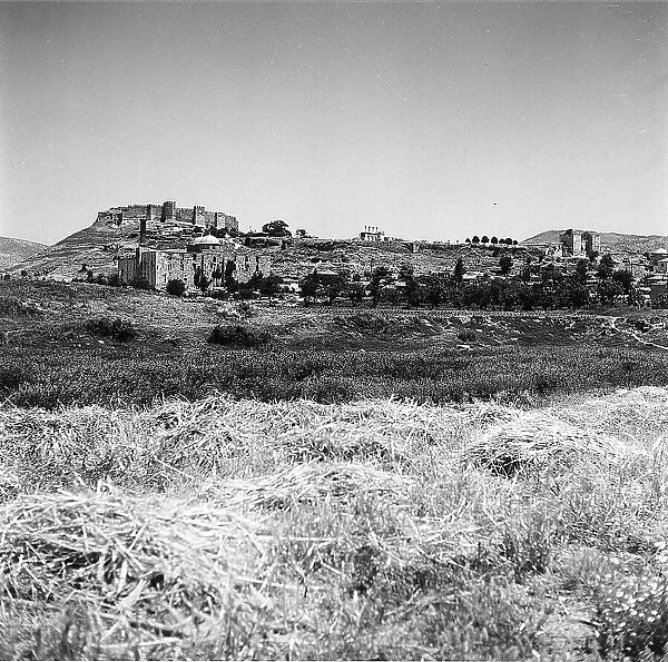 View of the remains of the town of Seluk, near the archeologial site of Ephesus