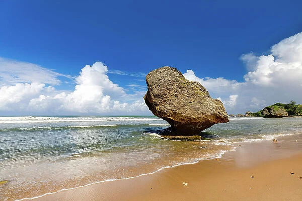 Barbados, Bathsheba Beach, Big rock on the beach