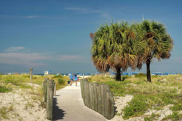 Florida, Clearwater, Indian Rocks Beach, walkway