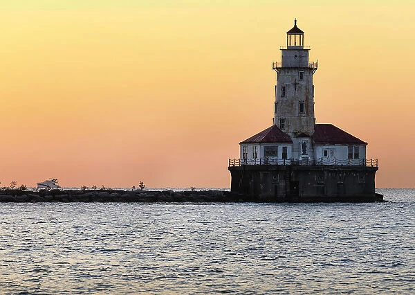 Illinois, Chicago, The Chicago Harbor Lighthouse