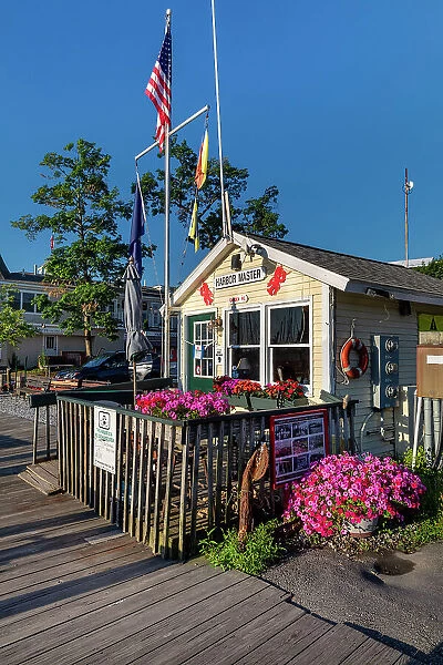 Maine, Camden, Waterfront, Harbor Master Station