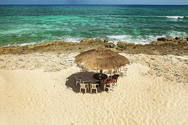 Mexico, Cozumel, Punta Sur, Freedom in Paradise Beach