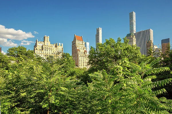 New York City, Central Park view from Hallett Nature Sanctuary