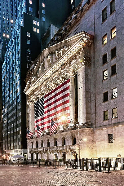 New York City, Manhattan, Wall Street, NY Stock Exchange