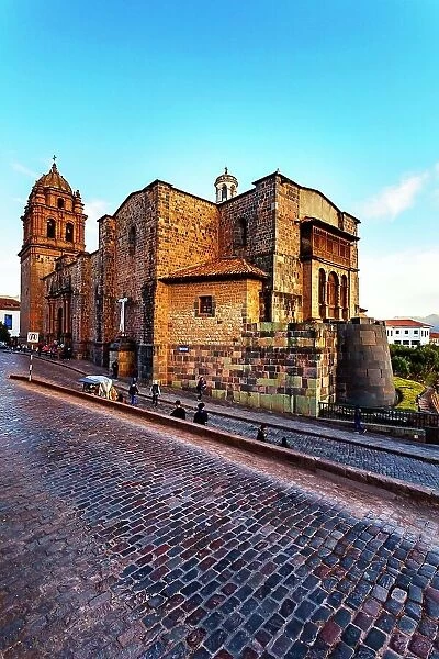 Peru, Cuzco, Santo Domingo church adjacent Templo del Sol