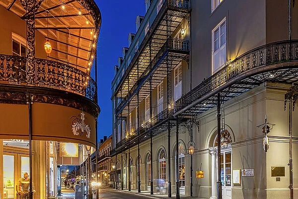 USA, Louisiana, New Orleans, French Quarter at Night