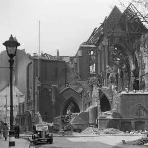 Bomb damaged church, Camden, London a44_00304