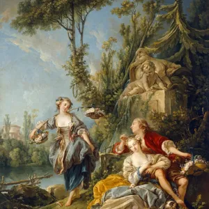 Boucher - Flower Gatherers J910024