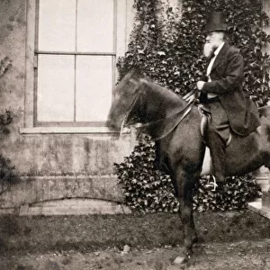 Charles Darwin on horseback K970217