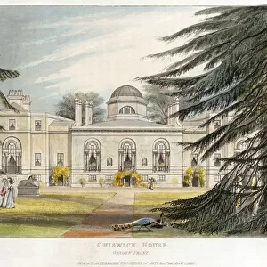 Chiswick House Framed Print Collection: Historic views of Chiswick