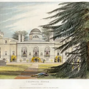 Chiswick House engraving N110156