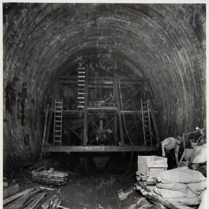 Engineering and Construction Canvas Print Collection: Mersey Tunnel