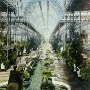 Victorian Architecture Metal Print Collection: Crystal Palace