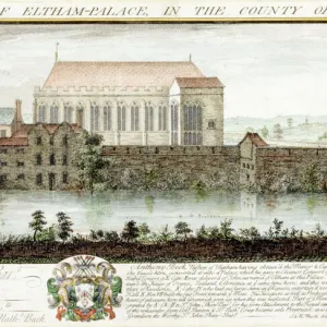 Eltham Palace engraving K031289