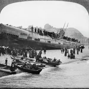 German U-boat, Hastings Beach BB88_07120