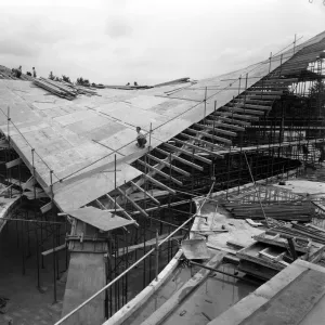 Engineering and Construction Metal Print Collection: Building the Commonwealth Institute