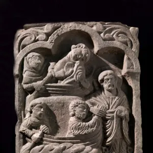 Medieval Art and Sculpture Rights Managed Collection: Medieval stone sculpture