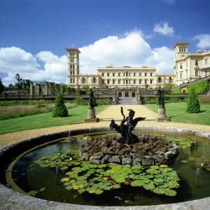 Osborne House Photographic Print Collection: Osborne House gardens