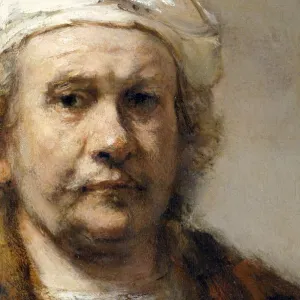 Rembrandt - Self Portrait (detail) N910003