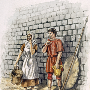 Roman man and woman J030115