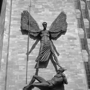 Engineering and Construction Metal Print Collection: Coventry Cathedral