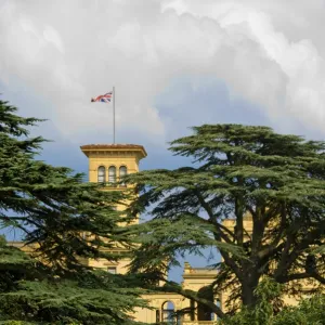 View of Osborne House through the trees N080287